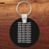 2027 Will Be My Year Procrastination New Year Reso Schlüsselanhänger (Vorderseite)