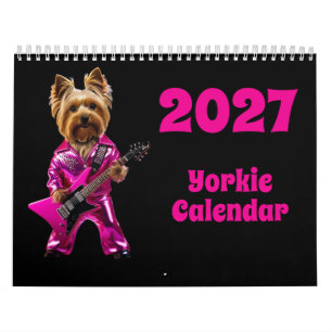 2027 Yorkie-Hundekalender Kalender