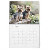 2027 Yorkshire Terrier Kalender (Mär 2027)