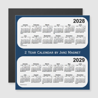 2028-2029 Police Box Blue 2 Year Calendar by Janz Magnetkarte