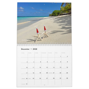 2028 Anguilla Strände Kalender
