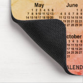 2028 Foiled Gray Calendar by Janz Mouse Pad Mousepad (Ecke)