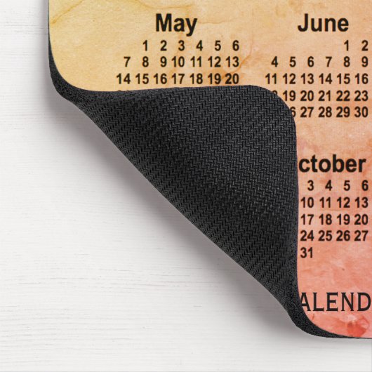 2028 Foiled Gray Calendar by Janz Mouse Pad Mousepad (Ecke)