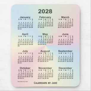 2028 Rainbow Mousepad