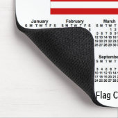 2028 USA Flaggenkalender von Janz Mouse Pad Mousepad (Ecke)