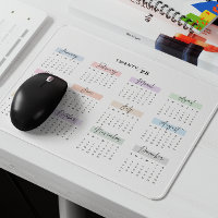 2028 VOLLES JAHR KALENDER PASTEL HANDSCHRIFTLICHE