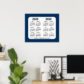 2029-2030 Police Box Blue School Calendar by Janz Poster (Heimbüro)