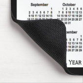 2029-2030 Schwarz-Weiß-Schulkalender von Janz Mousepad (Ecke)