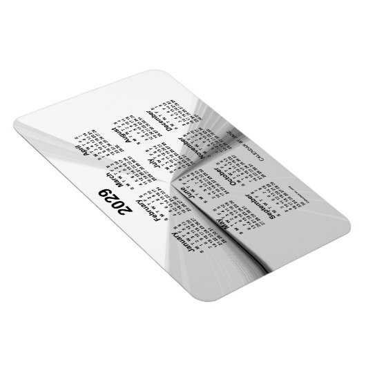 2029 Raucherkalender von Janz 4x6 Magnet (Rechte Seite)