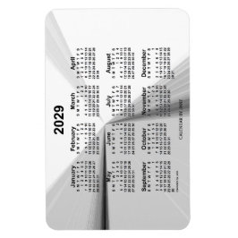 2029 Raucherkalender von Janz 4x6 Magnet