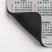 2029 Silver 52 Weeks ISO Calendar by Janz Mousepad (Ecke)