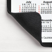 2029 Two Tone Black 52 Week Calendar von Janz Mousepad (Ecke)