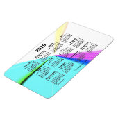 2029 Vanishing Point Calendar von Janz 4x6 Magnet (Linke Seite)