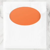 202__neonorange-braune PINK CIRCLE PUNKT TEMPLAT Ovaler Aufkleber (Tasche)