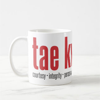 202 Taekwondo Grundsatz-Tasse Kaffeetasse