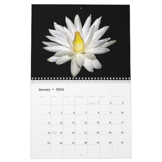 202y Blume Kalender (Jan 2026)