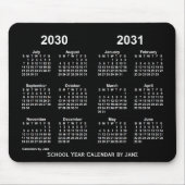 2030-2031 Neon School Year Calendar by Janz Mousepad (Vorne)