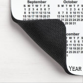 2030-2031 Weißer Schuljahrskalender von Janz Mousepad (Ecke)