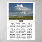 2030 Nebraska Sandhills Calendar von Janz Poster (Vorne)