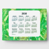 2030 Recoleta Green Tracks Desk Calendar von Janz Fotoplatte (Vorderseite)
