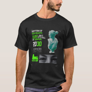 2030 | Rhythmus unserer Herzen FREE Rückendruck T-Shirt
