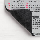 2030 Silver 52 Weeks ISO Kalender von Janz Mousepad (Ecke)