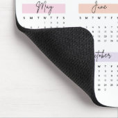 2030 VOLLES JAHR KALENDER PASTEL HANDSCHRIFTLICHE MOUSEPAD (Ecke)