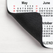 2030 White 52 Weeks Calendar von Janz Mouse Pad Mousepad (Ecke)