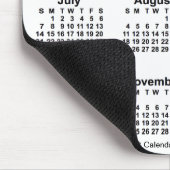 2030 White Large Print Calendar von Janz Mousepad (Ecke)