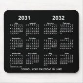 2031-2032 Neon School Year Calendar by Janz Mousepad (Vorne)