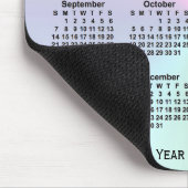 2031-2032 Rainbow Cloud School Calendar by Janz Mousepad (Ecke)