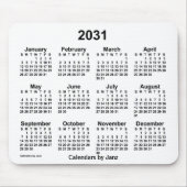 2031 Weißkalender von Janz Mouse Pad Mousepad (Vorne)
