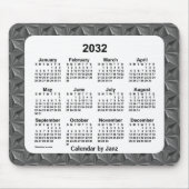 2032 Black Diamonds Calendar Mousepad (Vorne)