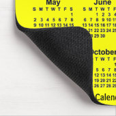 2032 Gelber Kalender von Janz Mouse Pad Mousepad (Ecke)
