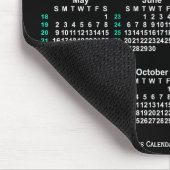 2032 Neon White 52 Weeks ISO Calendar by Janz Mousepad (Ecke)