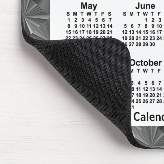 2033 Black Diamonds Calendar von Janz Mousepad (Ecke)
