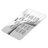 2033 Raucherkalender von Janz 4x6 Magnet (Linke Seite)