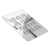 2033 Raucherkalender von Janz 4x6 Magnet (Rechte Seite)