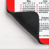 2033 Red 52 Weeks ISO Kalender von Janz Two Tone Mousepad (Ecke)