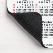 2035 White 52 Weeks ISO Calendar by Janz Mousepad (Ecke)