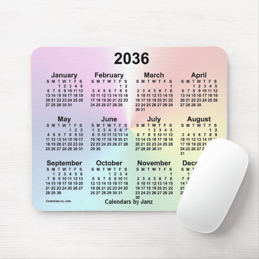 2036 Rainbow Mousepad (Mit Mouse)