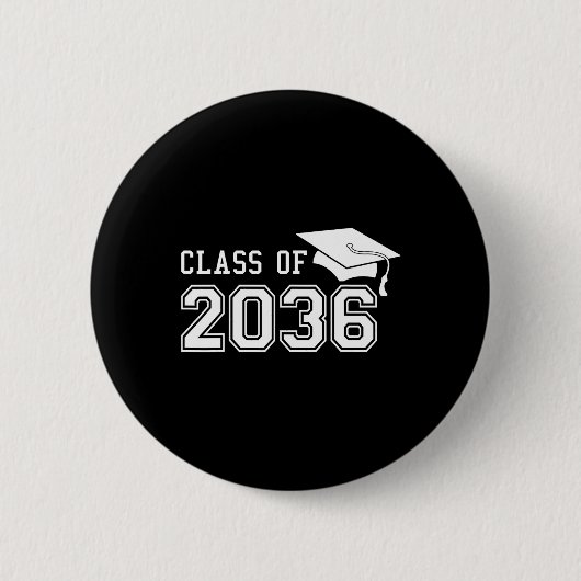 2036 wächst mit mir am ersten Schultag Button (Vorderseite)