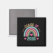 2036 wächst mit mir am ersten Schultag Magnet (Vorderseite/Rückseite)