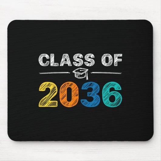 2036 wächst mit mir am ersten Schultag Mousepad (Vorne)
