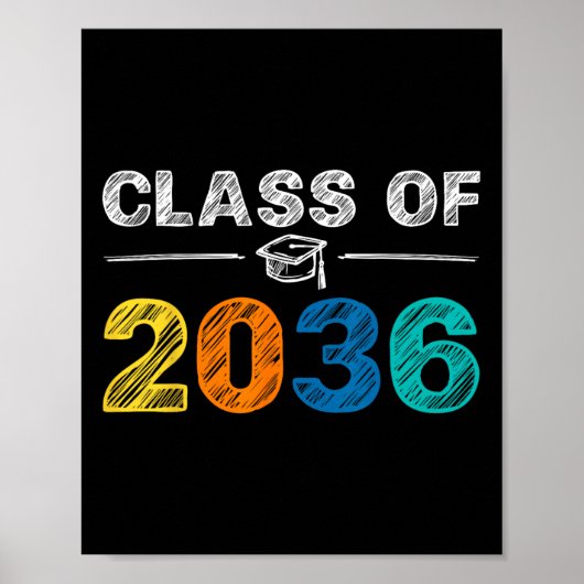 2036 wächst mit mir am ersten Schultag Poster (Vorne)