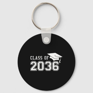 2036 wächst mit mir am ersten Schultag Schlüsselanhänger