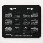 2037-2038 Neon School Year Calendar by Janz Mousepad (Vorne)