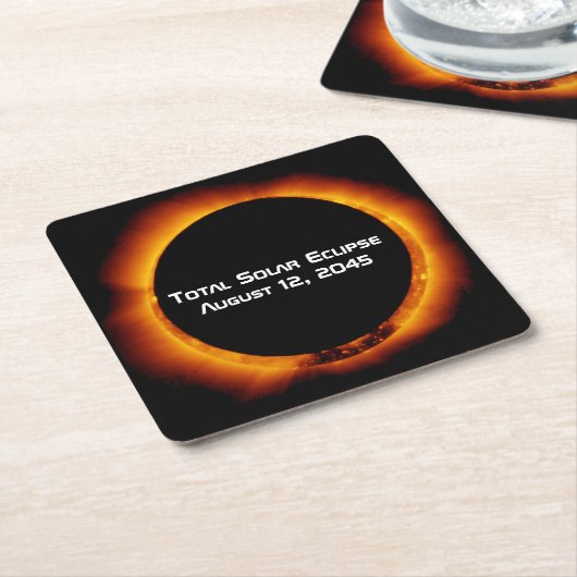 2045 Solaransatz insgesamt Rechteckiger Pappuntersetzer (angewinkelt)