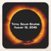 2045 Solaransatz insgesamt Rechteckiger Pappuntersetzer (Vorderseite)