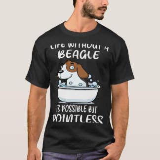 204 Leben ohne Beagle T-Shirt